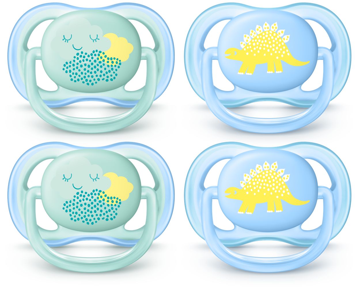 A light, breathable pacifier