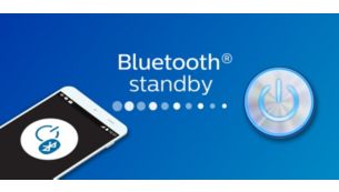 Stanje pripravljenosti s trajnim vklopom prek povezave Bluetooth za preprosto vzpostavljanje povezave