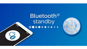 Pohotovostní režim Bluetooth je vždy zapnuto pro snadné připojení