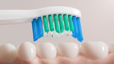Up to 2x more plaque removal than a manual toothbrush
