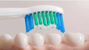 Élimine jusqu'à 2 fois plus de plaque dentaire qu'une brosse à dents manuelle