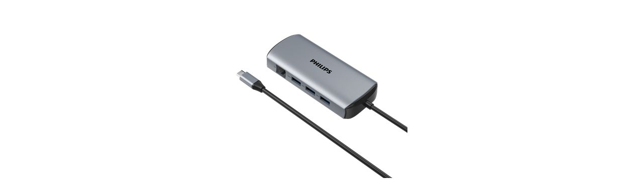 USB-C 3.1 集線器擴充為 8 個連接埠 迷你集線器