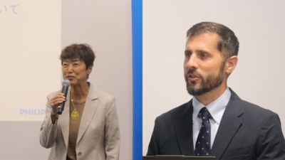 代表取締役社長 安部美佐子 and Business Leader IGT Japan, Imramsjah Martijn J. van der Bom, PhD