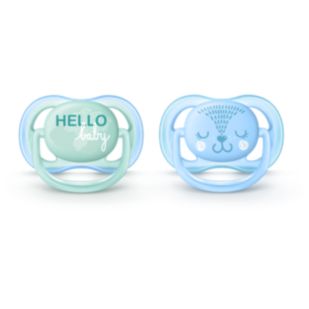 ultra air pacifier 0-6m, 2 pack