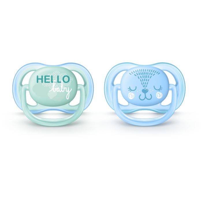 A light, breathable pacifier