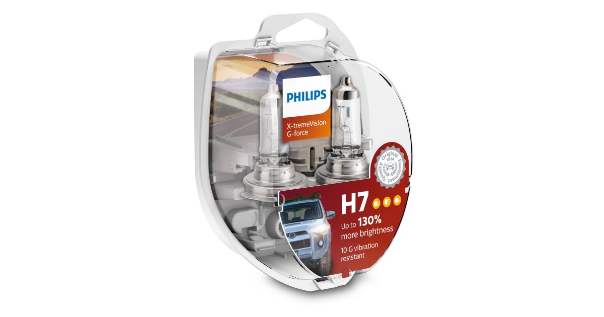 X-tremeVision G-force 10 G vibration resistance 12972XVGS2 | Philips