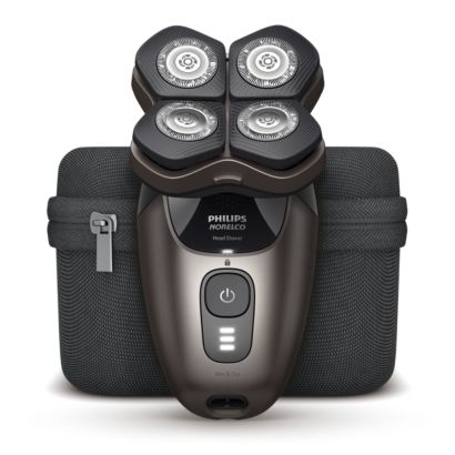 Norelco Head Shaver Pro 9000 Series Premium shaver with deluxe