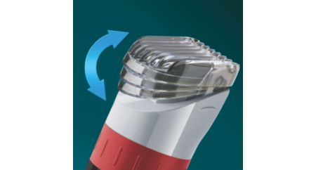Contour following comb for speed and comfort