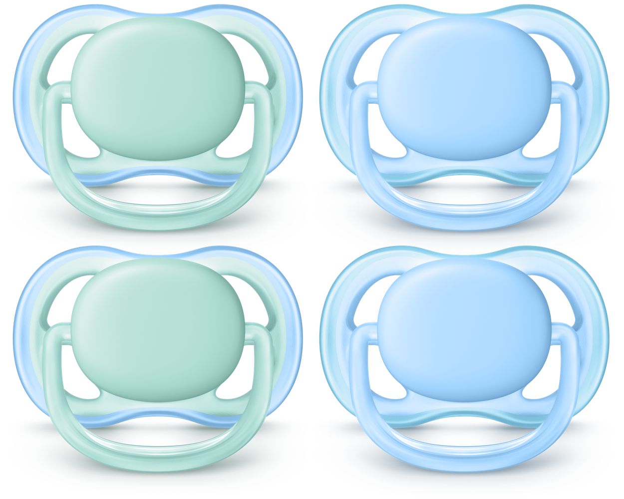 A light, breathable pacifier