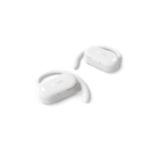 Earbud open-ear. Dapat disesuaikan dengan empat cara.