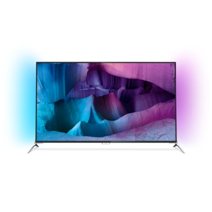 Ultraflacher 4K UHD LED TV powered by Android