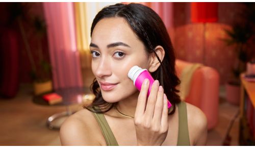 Geleverd met VisaPure-minigezichtsreiniger