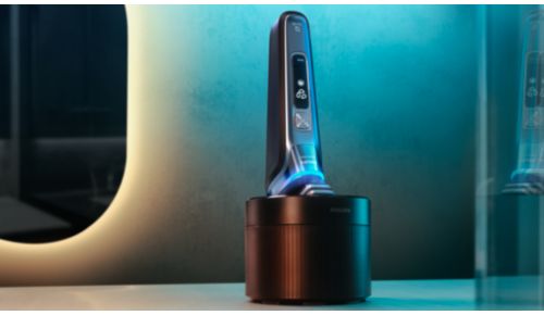 Grondige reiniging in slechts 1 minuut voor hygiënisch scheren