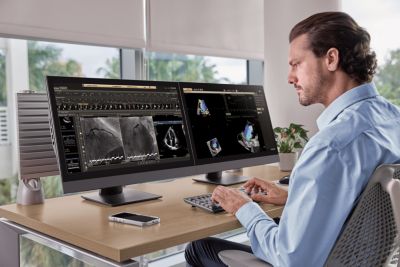 man at home working from cloud