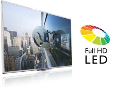 Full HD LED TV—brilliant LED images with incredible contrast