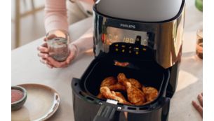 Philips Airfryer Essential Compact Digital HD9252/00, freidora libre de  aceite, 0.8 kg, tecnolog�a de aire r�pido, 7 preescionientes, blanco :  : Hogar y cocina