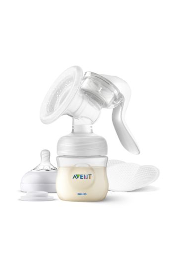 Manual breast pump with Natural Motion Technology