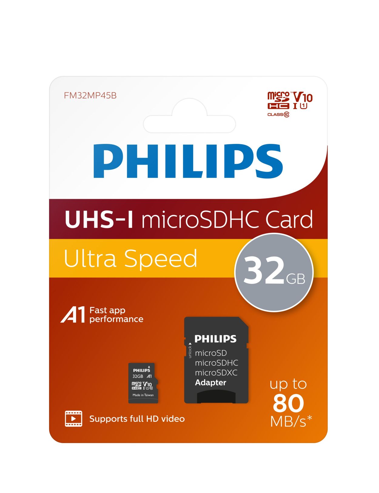 Micro SD cards FM32MP45B/00 | Philips