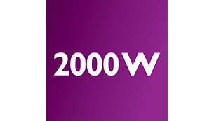 2000 W motor z največjo močjo sesanja 450 W