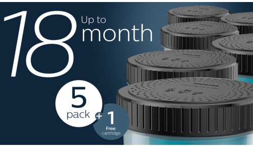 Zorgt tot 18 maanden lang voor een hygiënisch scheerresultaat