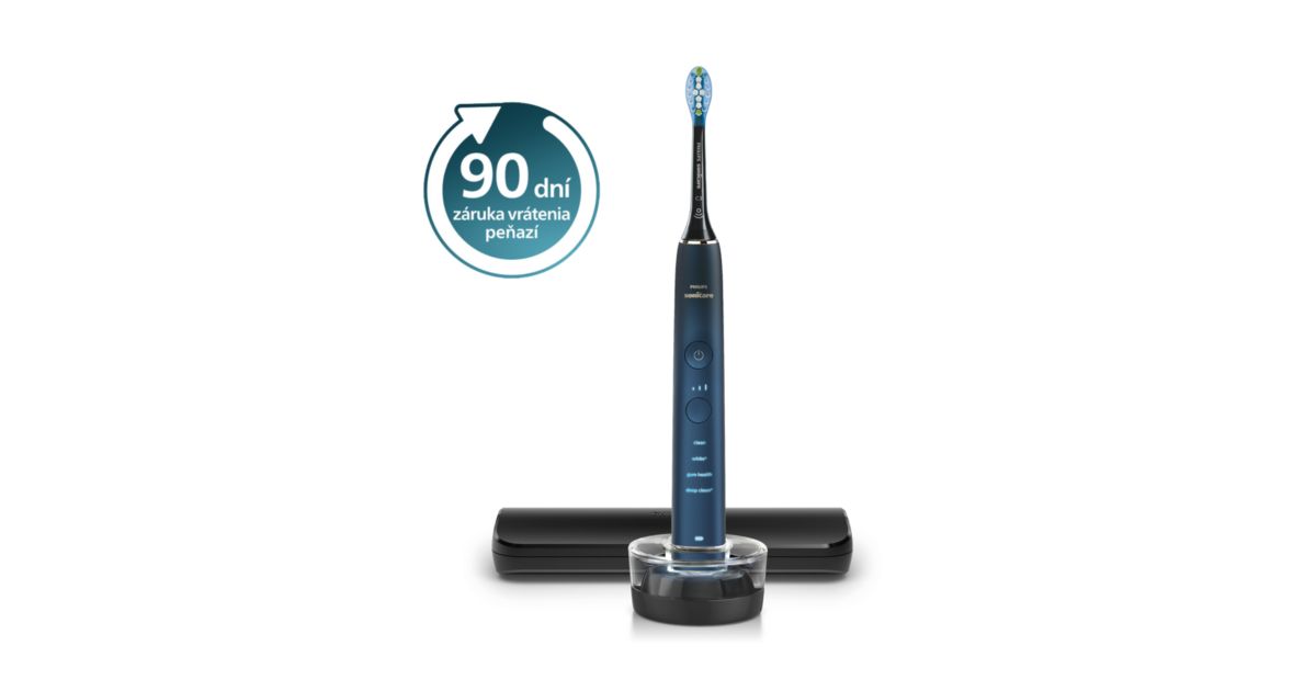 Philips Sonicare 9000 DiamondClean Sonická zubná kefka s inteligentnou aplikáciou HX9911/88 - hlavný produktový obrázok Philips