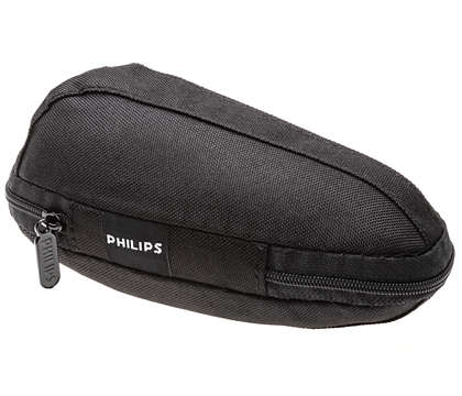 A pouch to safely store your shaver.