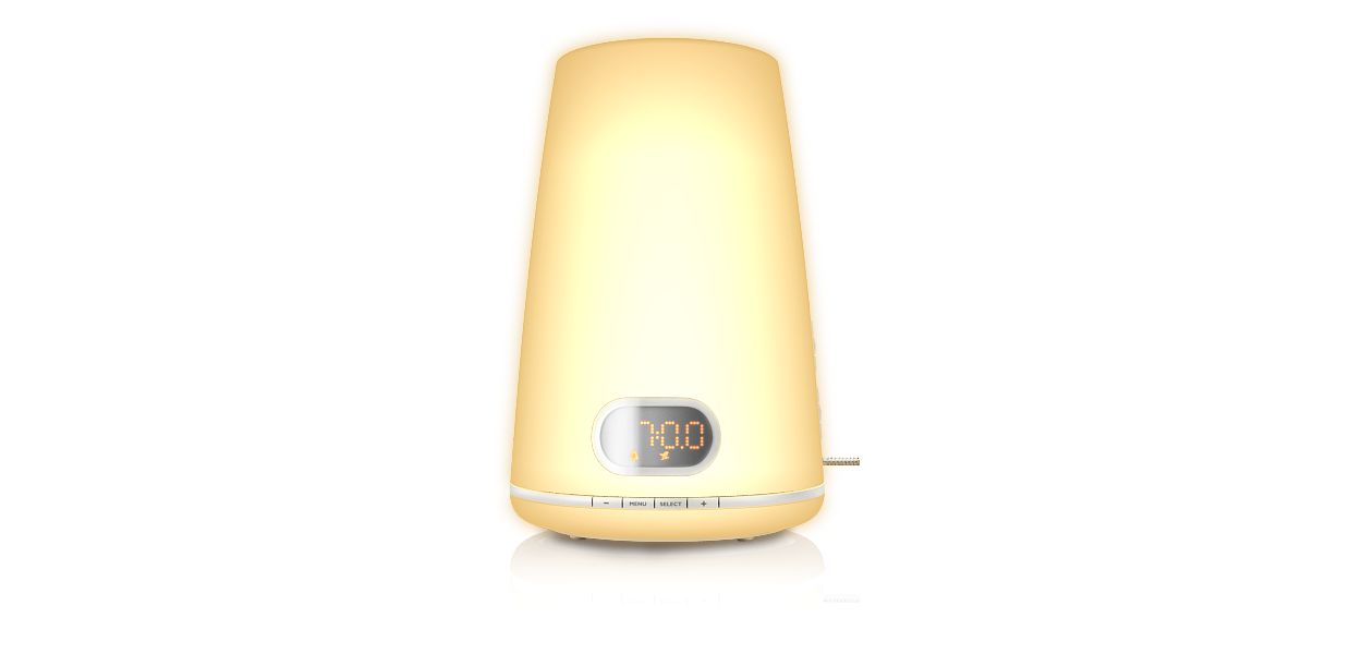 PHILIPS WAKE-UP LIGHT HF3470 w/optional radio & nature sounds WAKE UP  NATURALLY