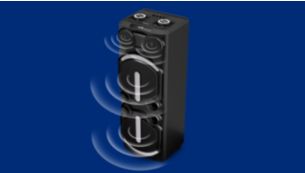 DBB bass boost for extra power. 2x 12" woofers
