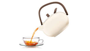 Чайник с двойными стенками сохраняет температуру чая