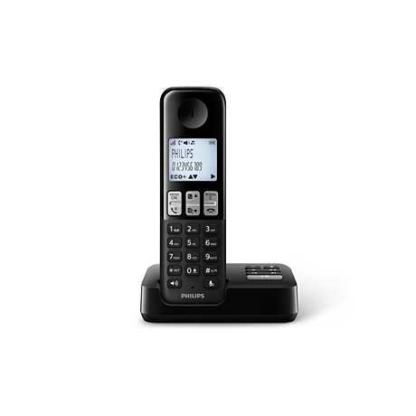 D2351B/21  Trådløs telefon med telefonsvarer
