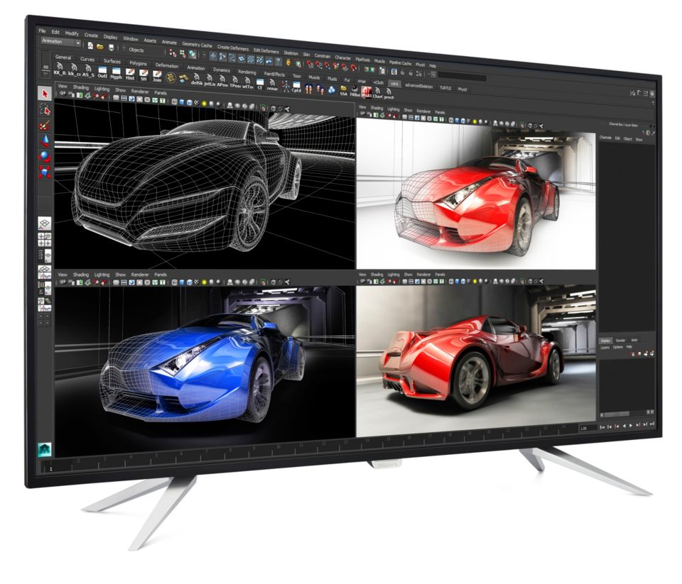 Brilliance 4K Ultra HD LCD display BDM4350UC/27 | Philips