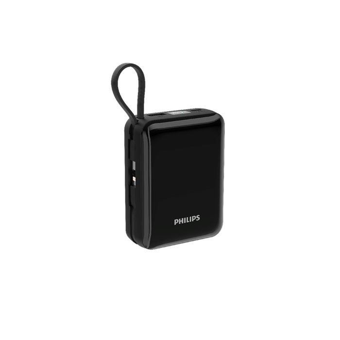 ケーブル一体型で使いやすい多機能 USB モバイルバッテリー