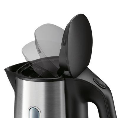 Vzmetni pokrov z veliko odprtino za preprosto polnjenje in čiščenje