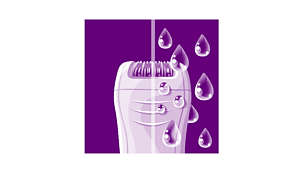 乾濕兩用的設計，方便淋浴前後或淋浴時使用