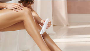 Gentle epilation for smooth skin up to 4 weeks