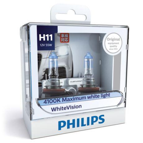 12362WHVS2 WhiteVision Bohlam lampu depan