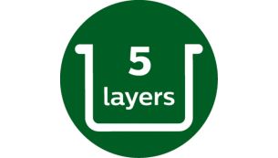 5 layers for better heat conductivity