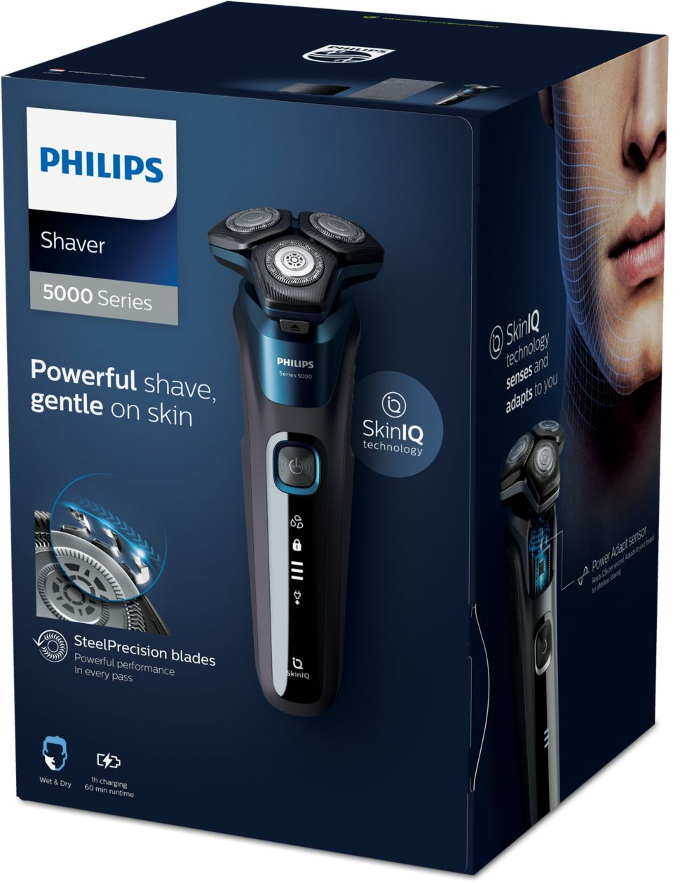 Shaver series 5000 Wet & Dry electric shaver S5579/60 | Philips