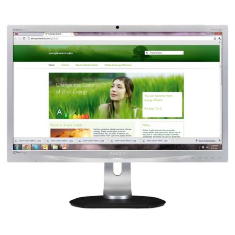 241P4QRYES/00 Brilliance LCD-monitor, osvetlitev ozadja LED