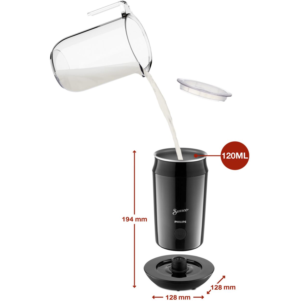 maart voor de hand liggend impliceren Milk Twister Melkopschuimer CA6500/60 | SENSEO®