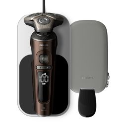 Shaver S9000 Prestige Wet &amp; Dry Electric shaver with SkinIQ