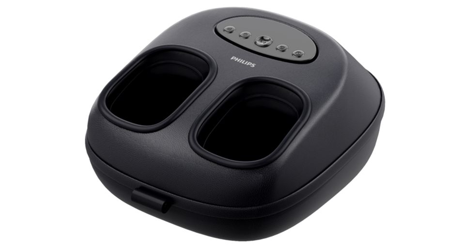 Massaggiatore piedi con digitopressione e compressione riscaldata