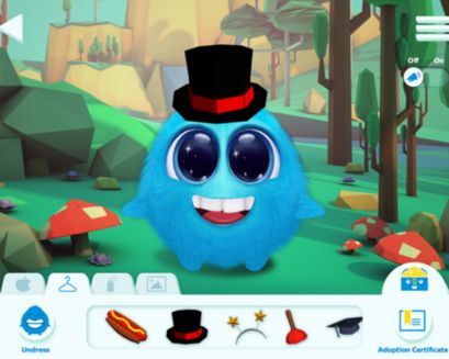 Sonicare for Kids-app met een selectie Sparkly-accessoires