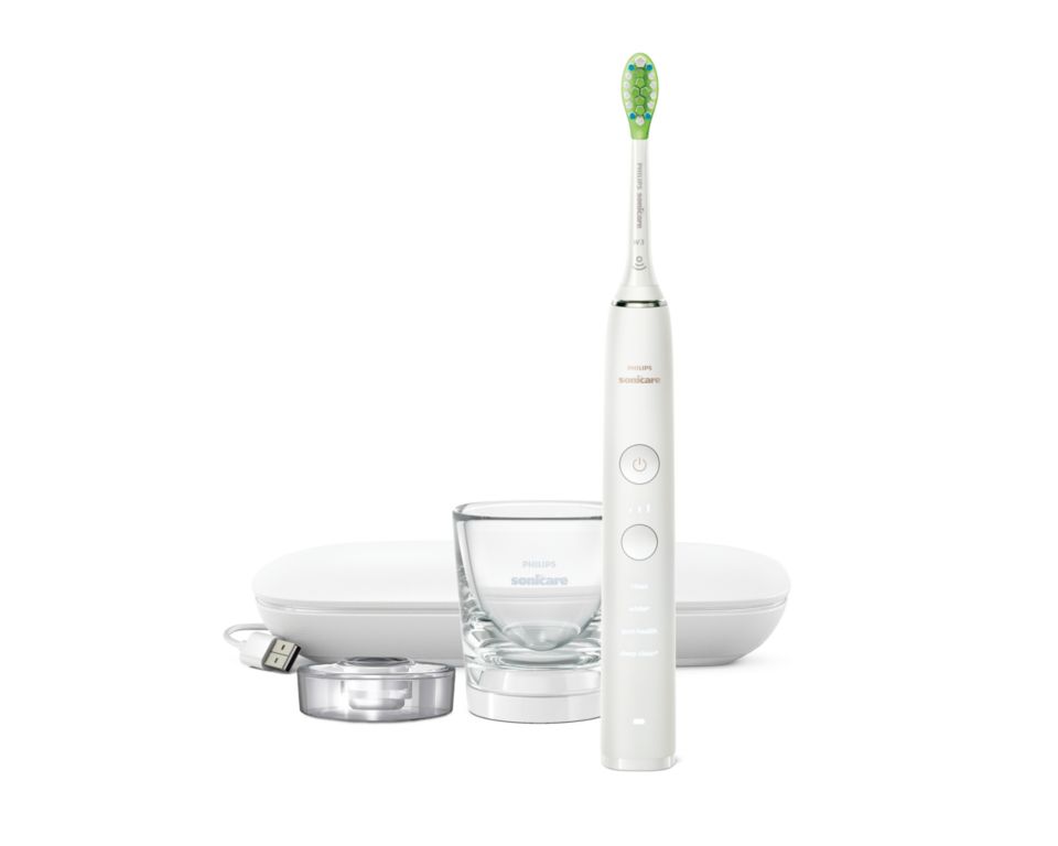 deze tij aanvaarden DiamondClean 9000 Elektrische sonische tandenborstel met app - Wit  HX9911/03 | Philips