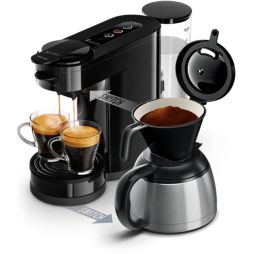 Philips Machine à Café Dosettes – SENSEO Select Eco – Intensity Plus –  Crema Plus – Function Memo - Acier Brossé (CSA250/10) : : Cuisine  et Maison