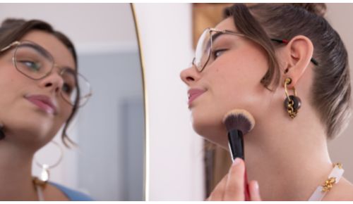 Skånsom brug på overlæbe, hage og kinder