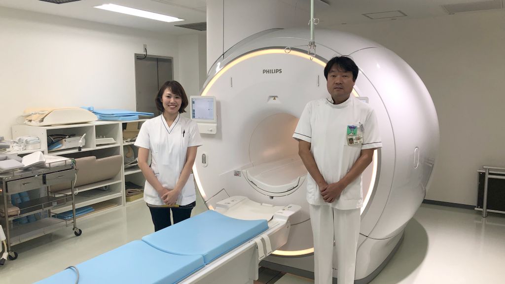 MRI technologists at Toyonaka Municipal Hospital 