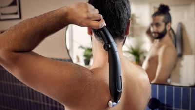 Grooming those hard-to-get places with back attachment