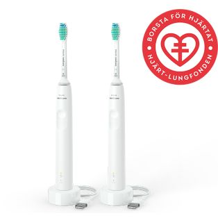 Sonicare 3100 series 2x Sonisk eltandborste - Vit