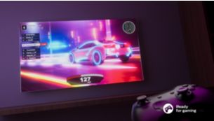 Idéal pour le gaming. VRR et faible latence sur n'importe quelle console.